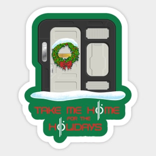 Home for the Holidays (Galactic) Sticker